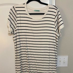 Striped tshirt dress